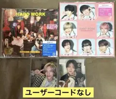 なにわ男子 HARD WORK 通常盤 期間生産限定盤 ファミクラ盤 トレカ付き