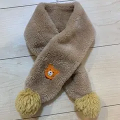 ホットビスケッツ　マフラー　ベージュ　ベビー