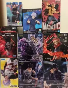 呪術廻戦 フィギュア 9点 まとめ売り 五条悟 宿儺 伏黒甚爾 伏黒恵 魔虚羅