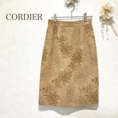 CORDIER コルディア　スカート　ペイズリー　レーヨン　昭和レトロ　裏地有