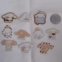 サンリオ シナモン　シナモロール　金箔ステッカーセット 10枚　お裾分け①