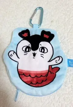 ちいかわ ダイカットポーチ フェイスマスコット　セイレーン