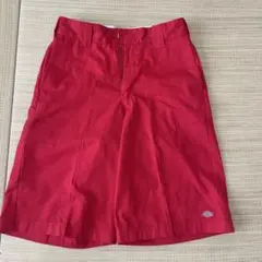Dickies レッド ショートパンツ