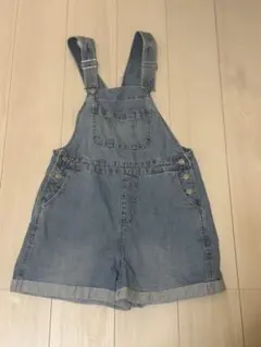 デニム ショート オーバーオール Mサイズ ブルー 夏 ハニーズ Mサイズのサムネイル