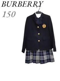 BURBERRY エンブレムジャケット ノバチェック スカート ブラウス リボン