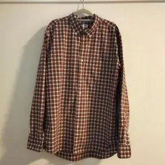 UNIQLOチェック柄 長袖シャツ Lサイズ