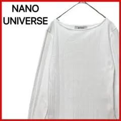 【NANO UNIVERSE】 長袖 トップス カットソー カジュアル