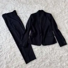 GU ジーユー　セットアップ　ネイビー　パンツ　スーツ