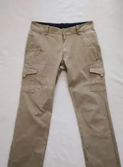 メンズM　プーマカーゴゴルフパンツ　ベージュ　コットン　ストレッチ