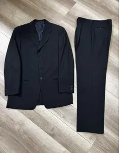 美品 ARMANI collezioni ストライプ セットアップ スーツ 50