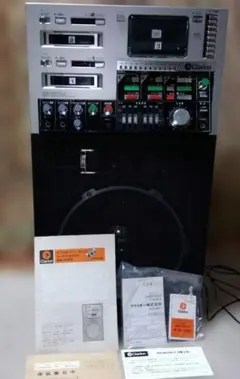 【昭和レトロ】Clarionカラオケ「宴華王」ポータブルカラオケMW-3500Aのサムネイル