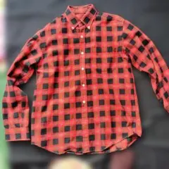 SOPHNET. レッドブラックチェック M 長袖シャツのサムネイル