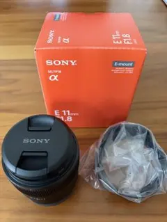 SONY E 11mm F1.8 SEL11F18 レンズプロテクター付きのサムネイル