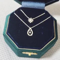 4℃ エターナルシルバーネックレス 2本セット