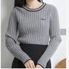 Chicoニット グレー