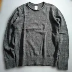 Gap　ギャップ　ダークグレー　クルーネック　セーター　コットン