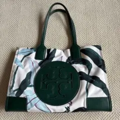 Tory Burch フローラルトートバッグ