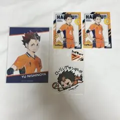 ハイキュー 西谷夕 ブロマイド クリアカード ステッカー