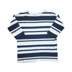 Sense Of Place 五分丈　ボーダー　シャツ　フリーサイズ