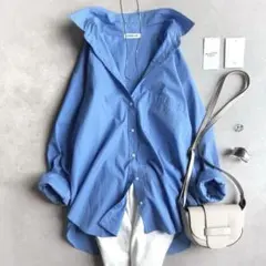 美品▲Deuxieme classe//Basic シャツ▲サックスブルー 2026年最新】ドゥーズィエムクラス シャツ サックスブルーの人気