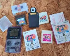 ゲームボーイカラー クリアパープル 本体　ソフトセット