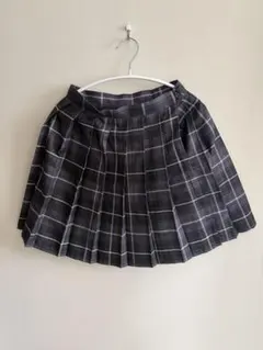 なんちゃって制服 グレーチェック スクールスカート プリーツスカート