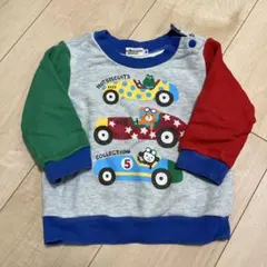 HOT BISCUITS 車プリント トレーナー 80cm