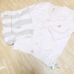 ジェラートピケ　カーディガン&腹巻&靴下