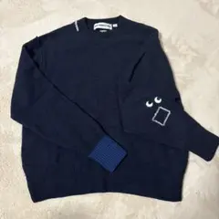 ユニクロ　ANYA HINDMARCH ネイビー ニット M