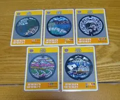 富士市などのマンホールカード5枚組