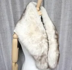 【美品】SAGA FOX リアル ファー ショール ストール マフラー 成人式