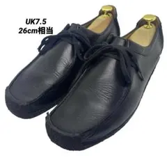 clarks クラークス　26cm ワラビー ナタリー レザー ブラック 黒