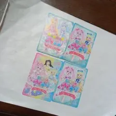 ひみつのアイプリ、おねがいアイプリ、セーブカード4枚セット