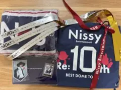 【まとめ売】Nissy プレミアムシート　ペンラ,タオル セット 2026年最新】nissy プレミアムシート限定 グッズの人気アイテム - メルカリ
