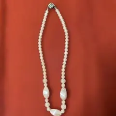 ローズクオーツネックレス