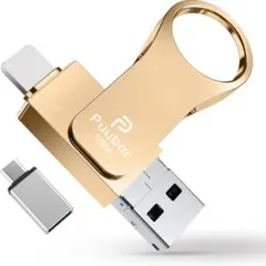 128GB USBメモリー専用アプリ不要4in1iPhone高速USB 3.0