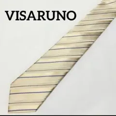 ビサルノ VISARUNO ストライプ柄シルクネクタイのサムネイル