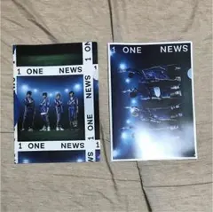 NEWS ONE-for the win- クリアファイル 2枚セット