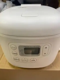 〖 無印良品 〗新品未使用品 炊飯器 3合 MJ-RC3A2 無印良品（MUJI） しゃもじ置き付き炊飯器 3合 型番：MJ‐RC3A3