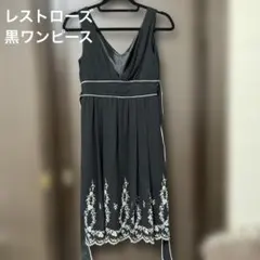 LESTROSE レストローズ レース ワンピース ドレス パーティー 黒