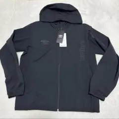 新品アンブロmen'sフード付きアウタージャケットMサイズ黒 ジャンパーメンズ