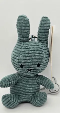 ミッフィー コーデュロイマスコット キーホルダー グリーン