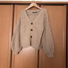 INGNI ケーブル編みカーディガン レディース洋服のサムネイル