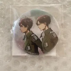 進撃の巨人 冬の歩み ロフト BOX特典 リヴァイ エレン 缶バッジ