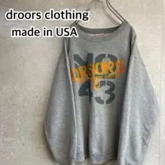 超レア 当時物 90s アメリカ製 droors スウェット スケーター