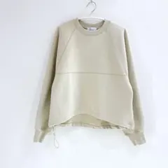 【極美品】emmi エミ　トレーナー　スウェット　ベージュ