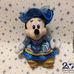 東京ディズニーシー☆20周年グランドフィナーレぬいぐるみバッジ☆ミニー