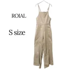 ROIAL オールインワン サロペット ベージュ S バックレースアップのサムネイル