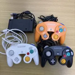 GameCube コントローラー 3色セット　+ Switc接続用機器