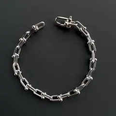 メキシカンジュエリー シルバー リンクチェーン ブレスレット